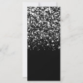 ブライダルシャワーアドバイスカードシルバーミッドナイトグラム (裏面)