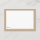 ブライダルシャワーアドバイスカード アドバイスカード (裏面)