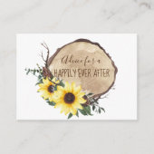 ブライダルシャワーアドバイスカード アドバイスカード (正面)