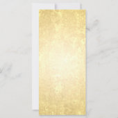 ブライダルシャワーアドバイスカード ゴールドホイル スターズ コンフェッティ (裏面)