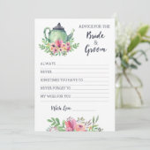 ブライダルシャワーアドバイス新郎新婦 招待状 (スタンド正面)