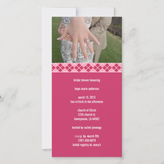 ブライダルシャワーアーガイル (正面)