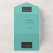 ブライダルシャワーイベントファブオールインワン招待状 オールインワン招待状 (外側)