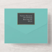 ブライダルシャワーイベントファブオールインワン招待状 オールインワン招待状 (裏面)