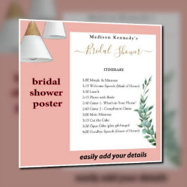 ブライダルシャワーイベントファブオールインワン招待状 オールインワン招待状