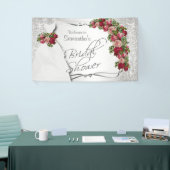 ブライダルシャワーインホワイトグリッター2 横断幕 (トレードショー)