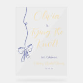 ブライダルシャワーウェルカムサイン アクリルサイン (正面)