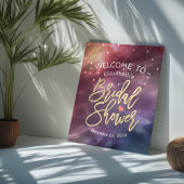 ブライダルシャワーウェルカム銀河系星雲コンステレーション ポスター