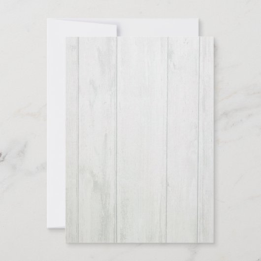 ブライダルシャワーウォーターカラー春ブーケデコパージュ 招待状 (裏面)