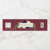 ブライダルシャワーウォーターボトルラベル結婚式の引き出物 ペットボトルラベル (シングルラベル)