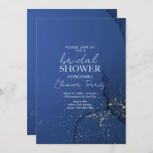 ブライダルシャワーエレガントなウェディング招待状モダン、 招待状 (正面/裏面)