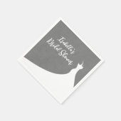 ブライダルシャワーエレガントナプキングレーリネン スタンダードカクテルナプキン (角)