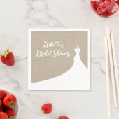 ブライダルシャワーエレガントナプキンラップ スタンダードカクテルナプキン (インサイチュ)