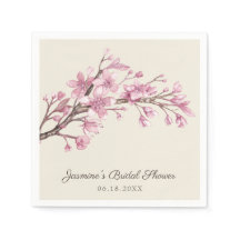 ブライダルシャワーエレガントピンクさくらんぼ