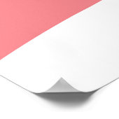 ブライダルシャワーエレガントポスターサンゴ ポスター (角)