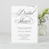 ブライダルシャワーエレガント招待状書 招待状 (スタンド正面)