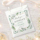 ブライダルシャワーエレガント水の色結婚の フェイバーバッグ (クリップ留めされた状態)