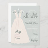 ブライダルシャワーエレガント,新婦へ,ブライダル招待状 招待状 (正面/裏面)