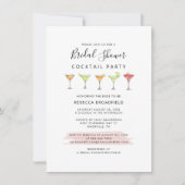 ブライダルシャワーカクテルパーティー 招待状 (正面)
