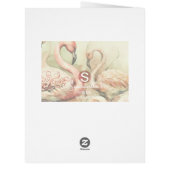 ブライダルシャワーカスタムイベント招待状カード (裏面)