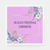 ブライダルシャワーカスタムナプキン スタンダードランチョンナプキン (正面)