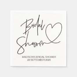 ブライダルシャワーカスタムパーティーデコールカクテルナプキンズ スタンダードカクテルナプキン