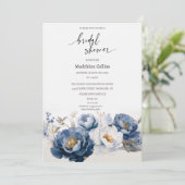 ブライダルシャワーカスタムブルーピーオンブーケ (スタンド正面)