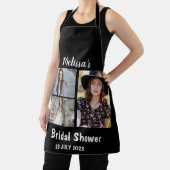 ブライダルシャワーカスタム3フォトコラージュ エプロン (インサイチュ)