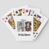 ブライダルシャワーカスタム3フォトコラージュ トランプ (裏面)