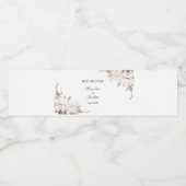 ブライダルシャワーカップル結婚ズのウォーターボトルラベル ペットボトルラベル (シングルラベル)