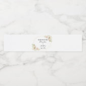 ブライダルシャワーカップル結婚ズのウォーターボトルラベル ペットボトルラベル (シングルラベル)