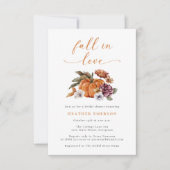 ブライダルシャワーカボチャ 招待状 (正面)