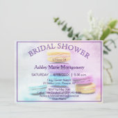 ブライダルシャワーカラフルマ焼いたカロントリート 招待状 (スタンド正面)