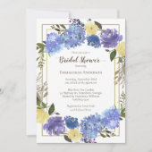 ブライダルシャワーカロリクラシックナフローラ 招待状 (正面)