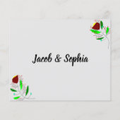 ブライダルシャワーカードアドバイス&ウィッシュズフライヤー チラシ (裏面)