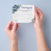 ブライダルシャワーカードタイムカプセルアドバイス チラシ (手)