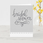 ブライダルシャワーカード カード (黄色い花)