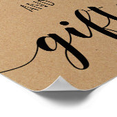 ブライダルシャワーカード&ギフトポスター ポスター (角)