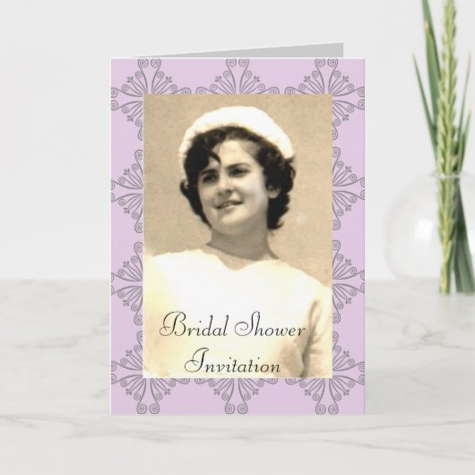 ブライダルシャワーカード 招待状 (正面)