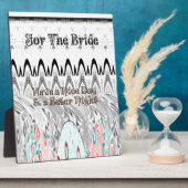 ブライダルシャワーギフトアートプリント フォトプラーク (側面)