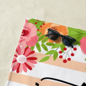 ブライダルシャワーギフトパーソナライズされたハネムーン ビーチタオル (インサイチュ)