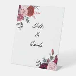 ブライダルシャワーギフト及びカードサイン 台座サイン
