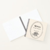 ブライダルシャワーギフト手帳 |白アンティーク ノートブック (内部)