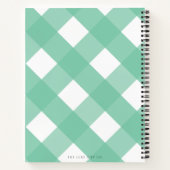 ブライダルシャワークラシックグリーンジンガムレシピ ノートブック (裏面)