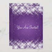 ブライダルシャワーグラマエレガントルスパープルパークス 招待状 (正面/裏面)