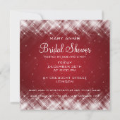 ブライダルシャワーグラマースパエレガントークスレッド 招待状 (裏面)