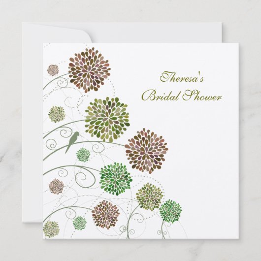 ブライダルシャワーグリーンゲーブルズパーソナライズされた招待状 招待状 (正面)