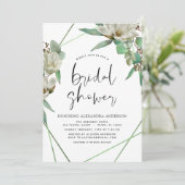ブライダルシャワーグリーンリーマグノリア 招待状 (スタンド正面)