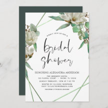 ブライダルシャワーグリーンリーマグノリア