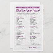 ブライダルシャワーゲーパーソナライズされたム/ /財布RAID (正面/裏面)